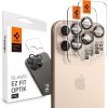 Szkło na aparat Spigen Optik Pro EZ Fit do iPhone 16 Pro / 16 Pro Max / 17 Pro – Pustynny Tytan (Desert Titanium)